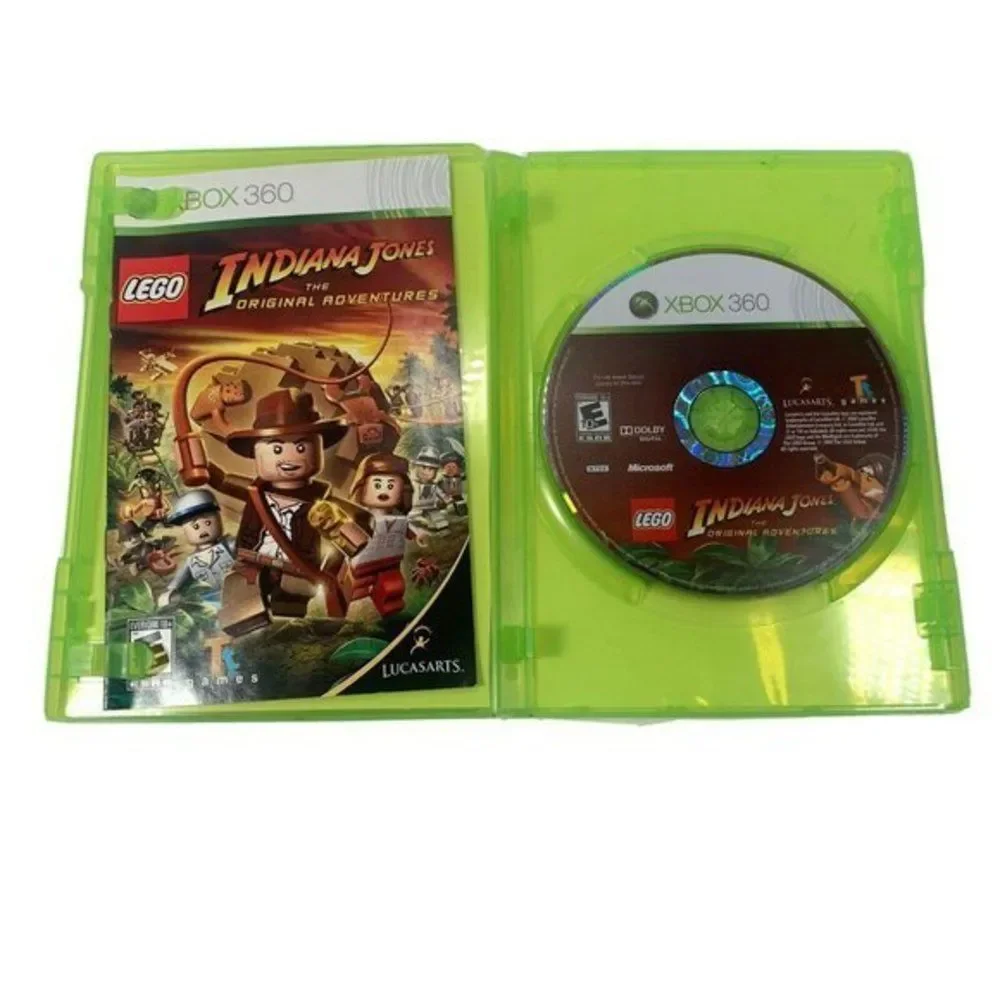 LEGO Indiana‎ Jones: The Original Adventures (Xbox 360) Game Complete TESTED
